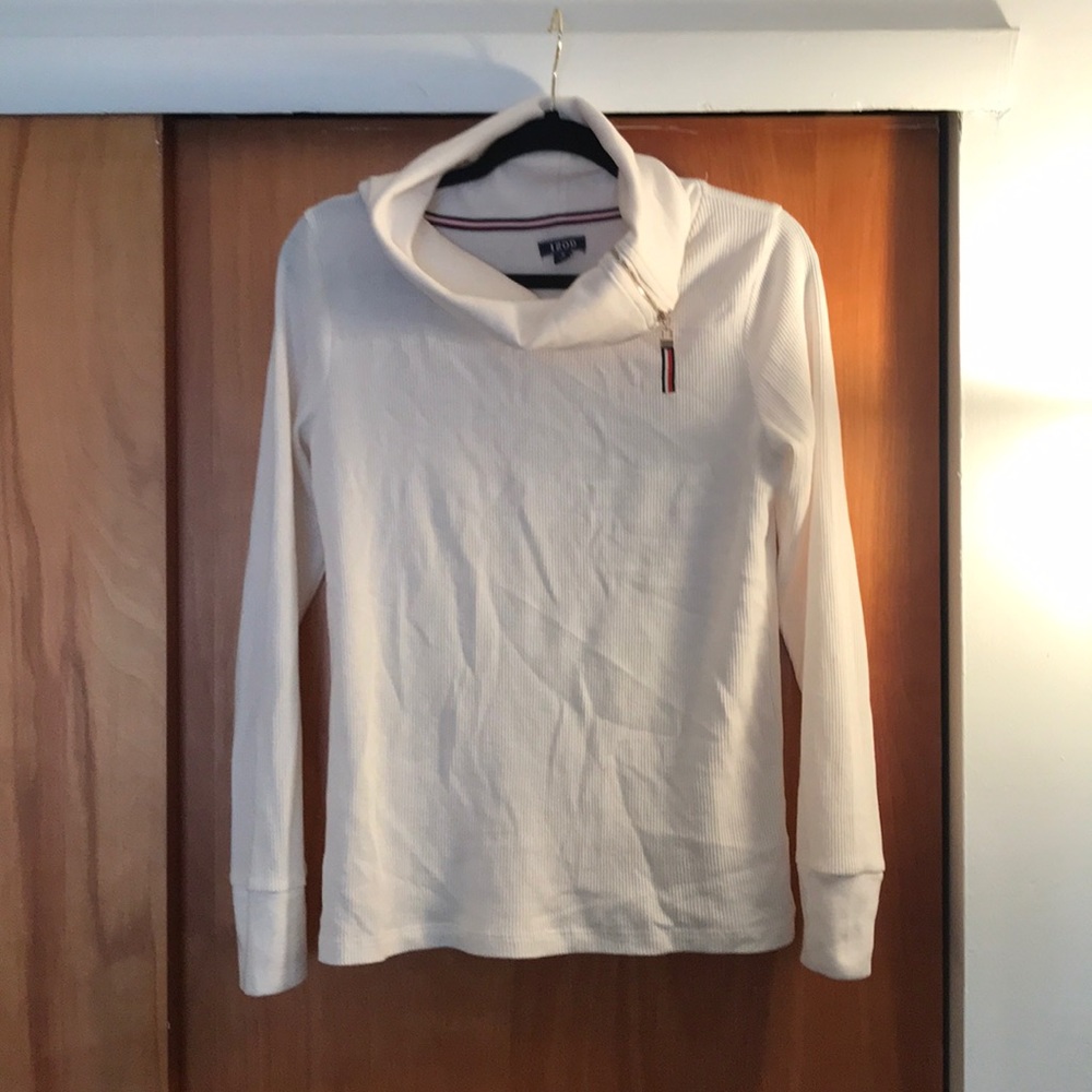 Izod Zipper turtle neck Med